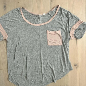 ME to WE Gray/Pink Tee